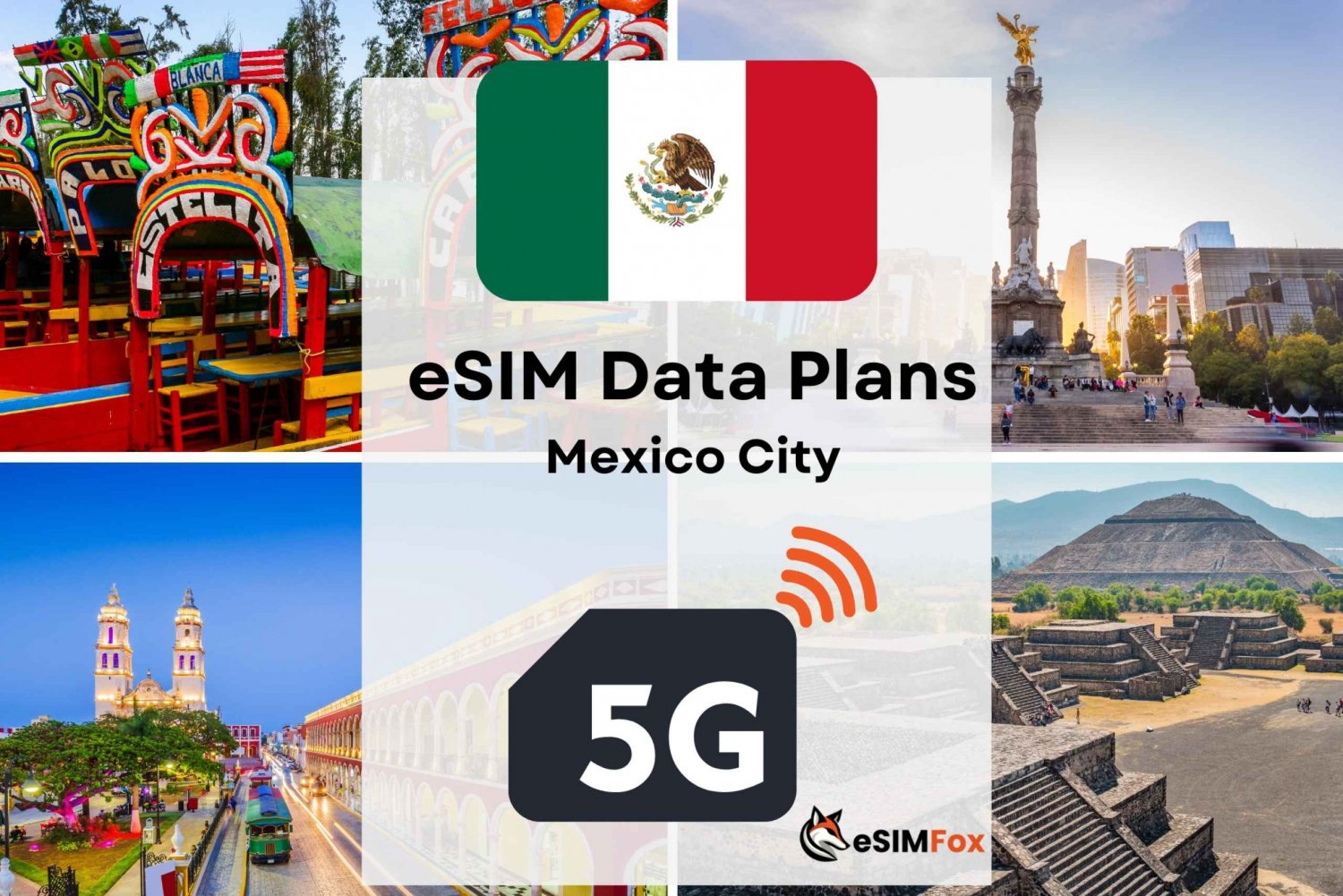 Ciudad de México: Plan de datos de Internet eSIM para México 4G/5G