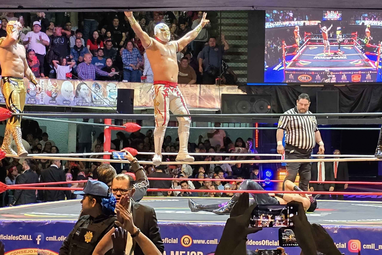 Ciudad de México: Espectáculo de Lucha Libre con servicio de recogida del hotel
