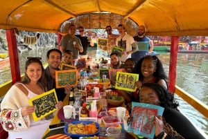 Mexico City: Xochimilco Boat with Guacamole & Premium Drinks