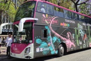 Mexico City: Night Bus Tour
