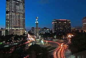 Ciudad de México: Tour nocturno de la ciudad en autobús de dos pisos