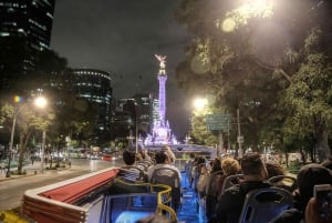 Ciudad de México: Tour nocturno en autobús de dos pisos