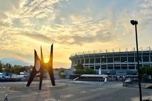 Tour por el estadio de fútbol y comida callejera en Ciudad de México
