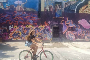 Ciudad de México: arte callejero en bici con aperitivo