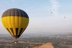 CDMX: Balloon Flight & Guided Teotihuacan & Guadalupe Shrine