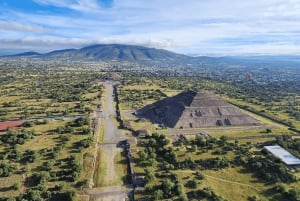 Ciudad de México: Tour a Teotihuacan y almuerzo vegano/vegetariano casero