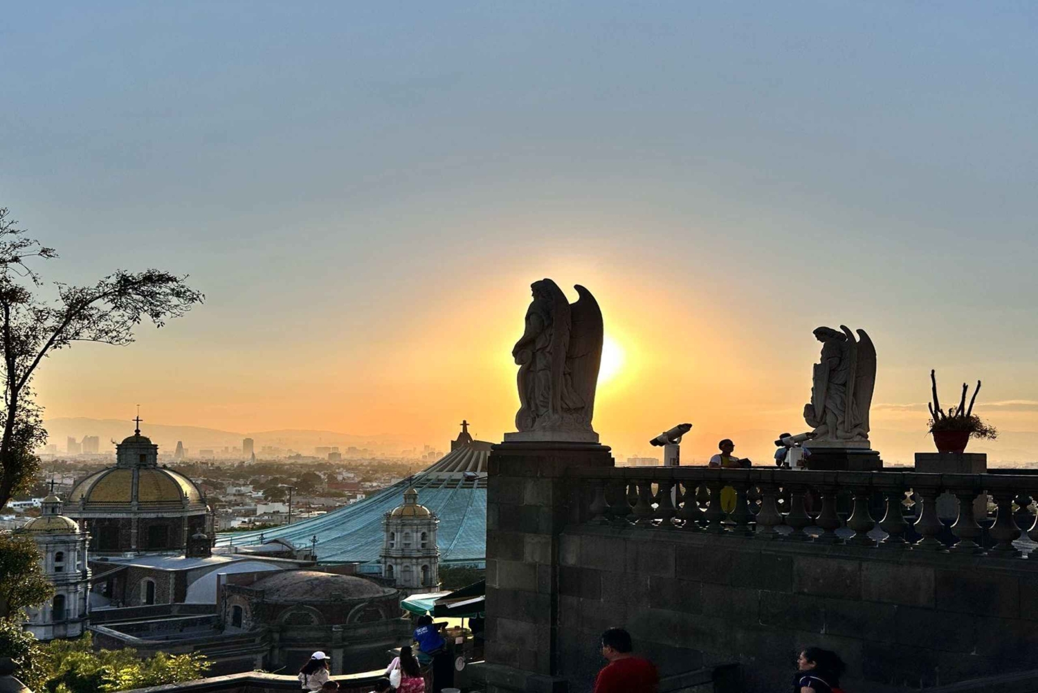 Ciudad de México caminata en la basílica de Guadalupe con museo Guadalupano