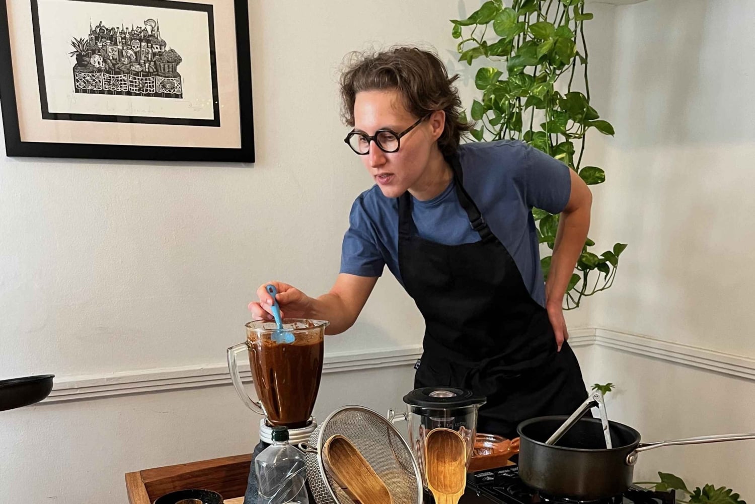 Muchos moles: Clase de cocina y festín de mole multivarietal