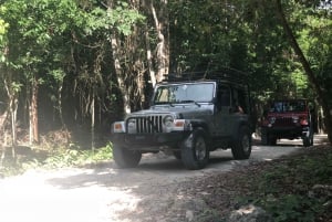 Cozumel: Paseo en Jeep por la Jungla Maya hasta las Cavernas de Jade y Snorkel