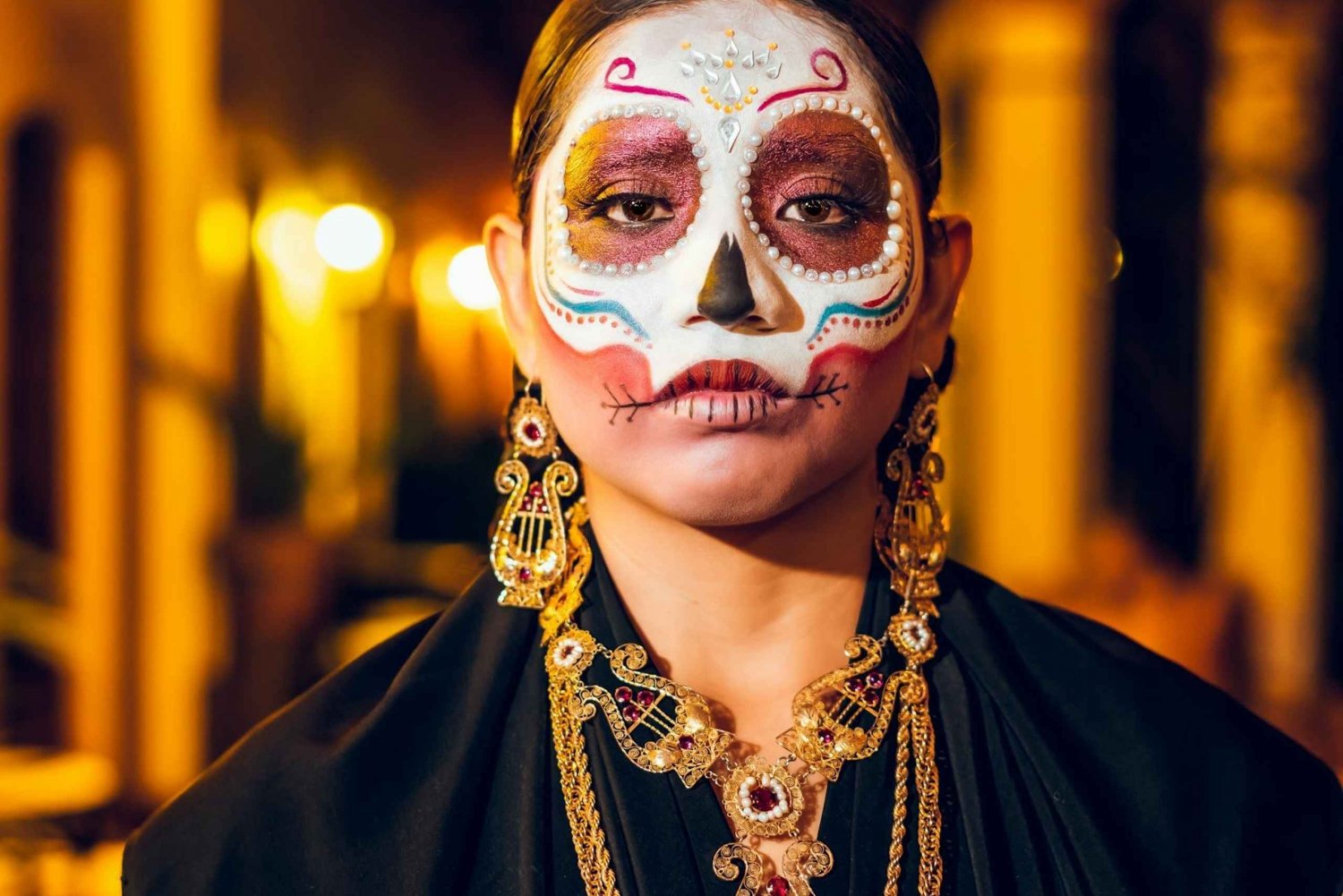 Oaxaca: Sesión de fotos con la Diosa Catrina del Día de Muertos y Mezcal