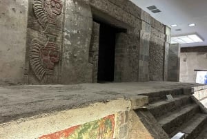 Pirámides de Teotihuacan completas sin tiendas ni restaurantes