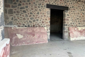 Pirámides de Teotihuacan completas sin tiendas ni restaurantes