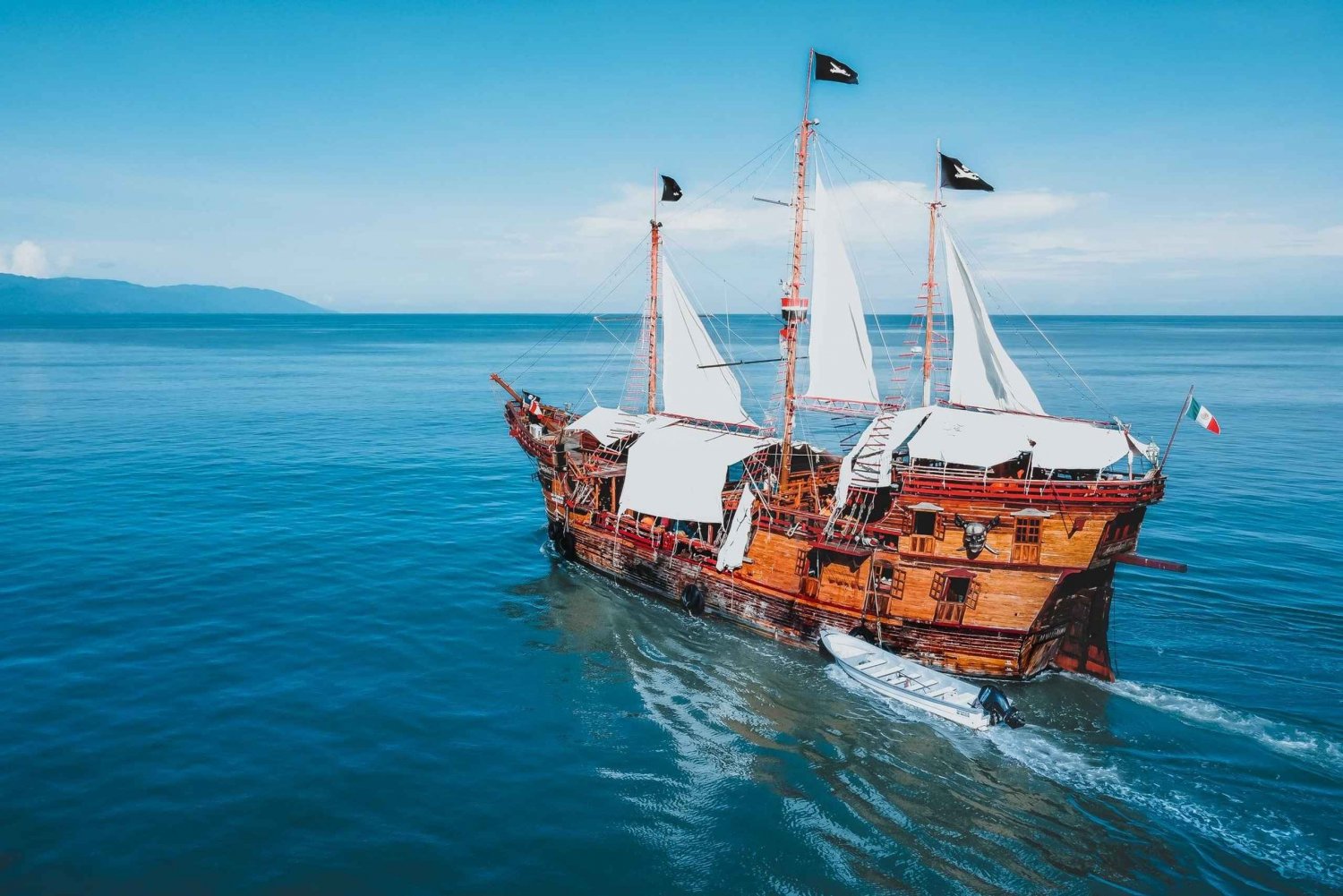 Pirate Ship Day Tour: Beach, Foods, Sea activities and More