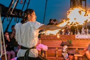 Pirate Show at Twilight with Food and Open Bar