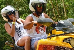 Playa del Carmen: ATV, Cenote, and Zipline Tour with a Meal