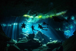 Playa del Carmen: Experiencia certificada de buceo en cenotes