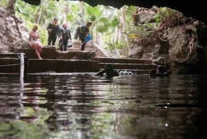 PLAYA DEL CARMEN: Buceo en el cenote CHIKIN HA