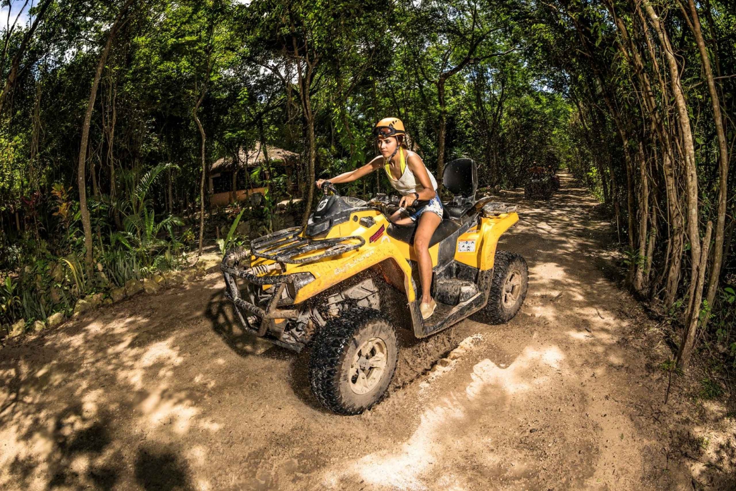 Playa del Carmen: Native Park Entrance Ticket with ATV Ride