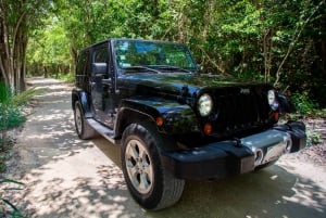 Private Cozumel Jeep and Jade Cavern Cenote Tour