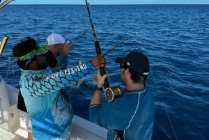 Tour privado de pesca y snorkel en Puerto Morelos