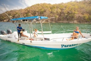 Excursión Privada en Barco por las 5 ó 7 Bahías de Huatulco