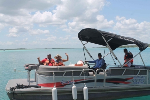 Private pontoon tour in the seven colors Bacalar lagoon