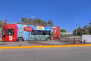 Puebla: Hop-on Hop-off City Tour and Aquarium Michín