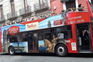 Puebla: Hop-on Hop-off City Tour and Aquarium Michín