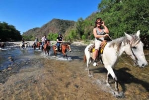 Puerto Escondido: paseo a caballo al atardecer