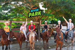 Puerto Vallarta: Aventura a caballo en Canopy River