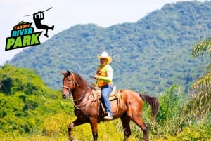 Puerto Vallarta: Aventura a caballo en Canopy River