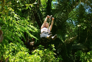 Puerto Vallarta: Nogalito EcoPark Zip Line, Swim, & Tequila