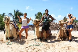 Riviera Maya: Expedición en Caravana de Camellos y Acceso al Club de Playa