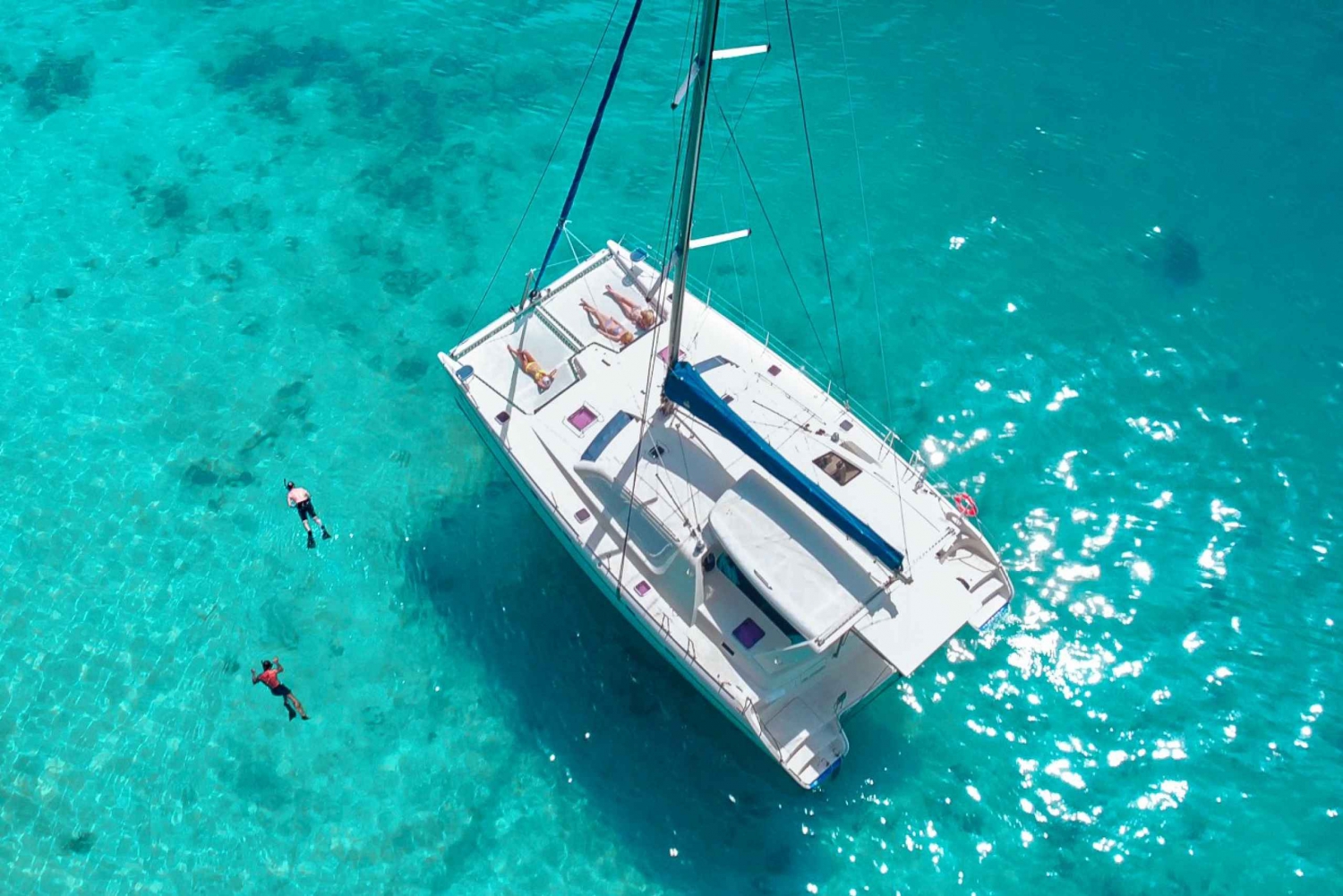 Riviera Maya: Catamarán en Playa Maroma y Snorkel en el Arrecife