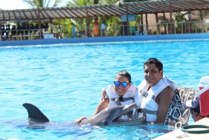 Riviera Maya: Dolphin Encounter with Beach Club Access