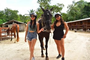 Riviera Maya: Paseo a Caballo, Tirolina y Aventura en quad