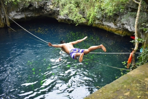 Cancun: Jungle ATV Tour, Ziplining, and Cenote Swim