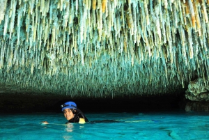 Riviera Maya: Río Secreto, Rappel, Bike, and Zipline Tour