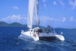 St. Thomas: Private 50-Foot Voyage 500 Catamaran Sail