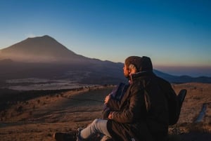 SUNRISE hike between volcanoes