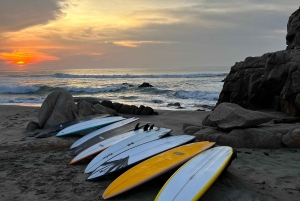 Surfboards for rent. All level skills equipment