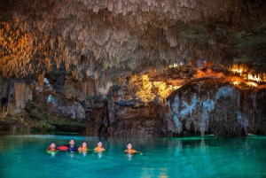 Swim in Cenote, Snorkel With Sea Turtles and Beach Club.