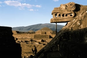 Teotihuacan and Basilica of Guadalupe with mezcal