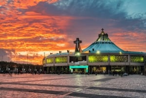 Teotihuacan and Basilica of Guadalupe with mezcal