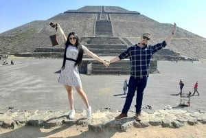 Teotihuacan & Basilica de Guadalupe: Tour privado con Comida