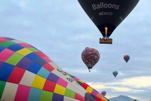 Teotihuacan: Vuelo en Globo Aerostático Globos del Cielo