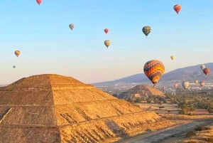 Teotihuacan: Vuelo en Globo Aerostático Globos del Cielo