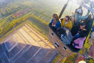 Teotihuacan: Vuelo en Globo Aerostático Globos del Cielo