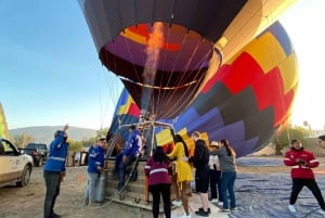 Teotihuacan vuelo en globo+servicio de recogida de CDMX+desayuno