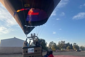 Teotihuacan vuelo en globo+servicio de recogida de CDMX+desayuno